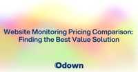 Website Monitoring Pricing Comparison: Finding the Best Value Solution