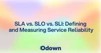SLA vs. SLO vs. SLI: Defining and Measuring Service Reliability