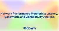 Network Performance Monitoring: Latency, Bandwidth, and Connectivity Analysis