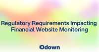 Financial Services Website Monitoring