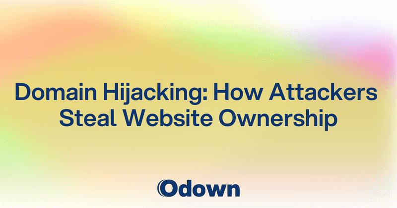 What is Domain Hijacking