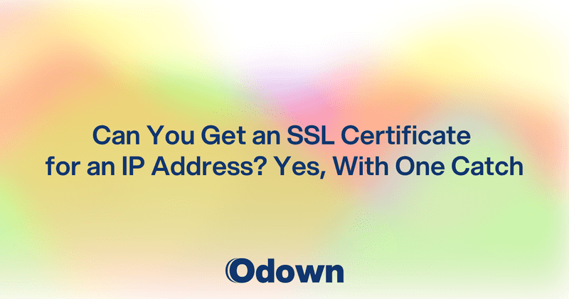 Can You Get an SSL Certificate for an IP Address?
